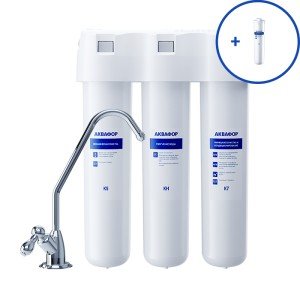 Проточная система Аквафор Кристалл А для жесткой воды + сменный модуль К5